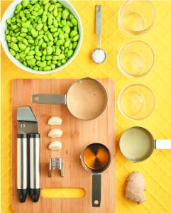 Edamame hummus from Vegan Meal Prep by JL Fields