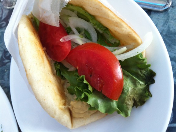 Hummus Pita Hellas Greek Restaurant Tarpon Springs Florida