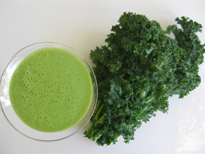 Raw Vegan Pistachio Ice Cream Kale Smoothie