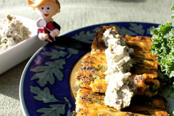Celebrate Vegan Kale Polenta Cutlets