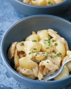 soy curl mac ‘n cheese